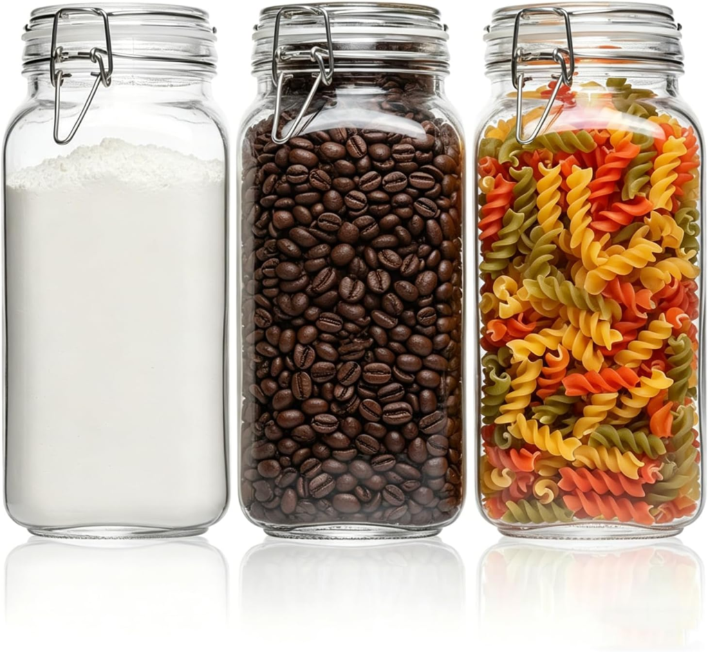 Aesthetic pantry storage containers