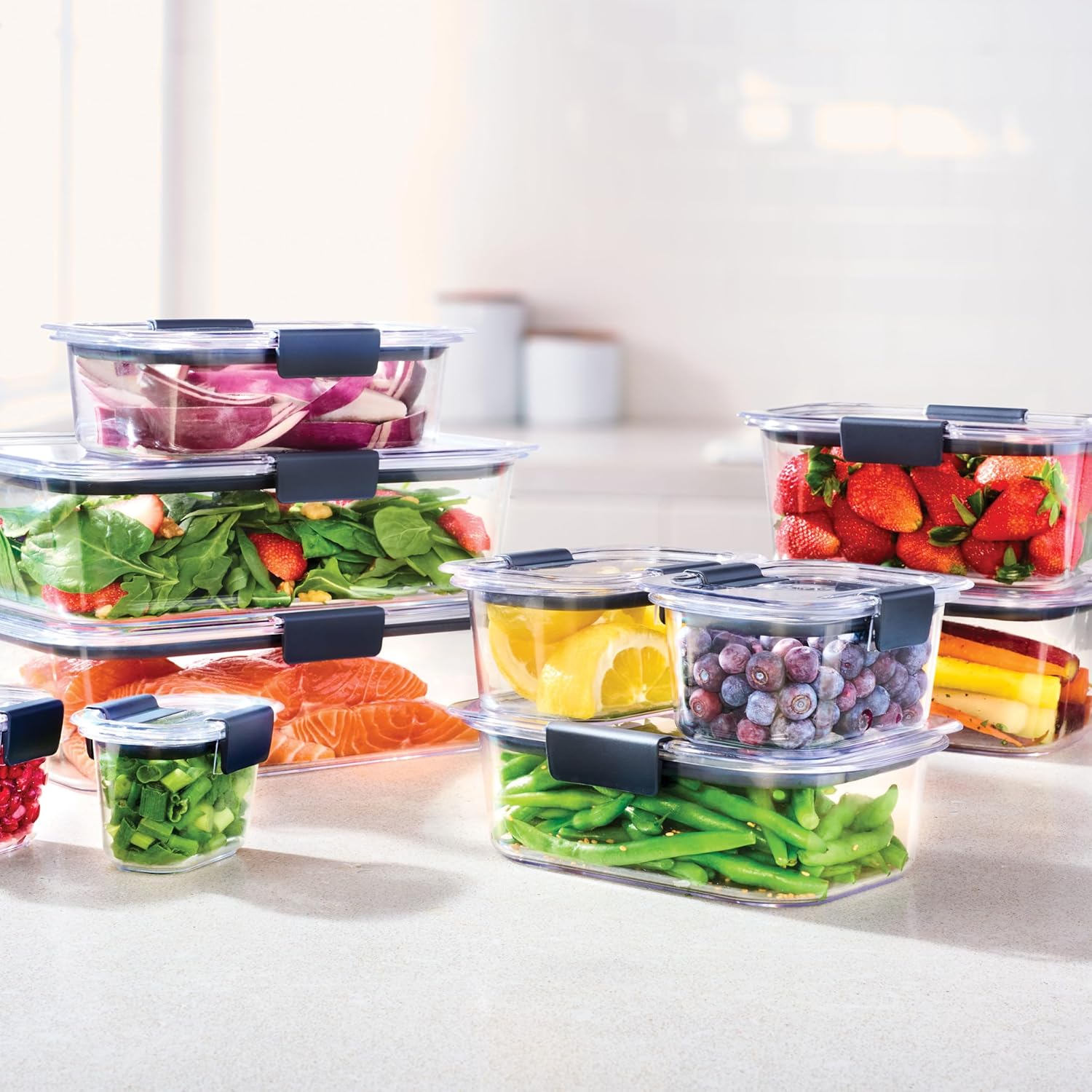 Aesthetic pantry storage containers